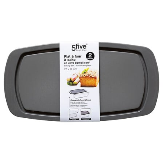 Keepeat Glass Loaf Dish 10x5in