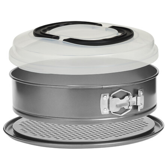 Takeat Springfoam Cake Pan with Lid 10in