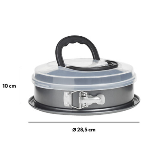 Takeat Springfoam Cake Pan with Lid 10in