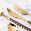 Tortoiseshell Flatware Set 16pc