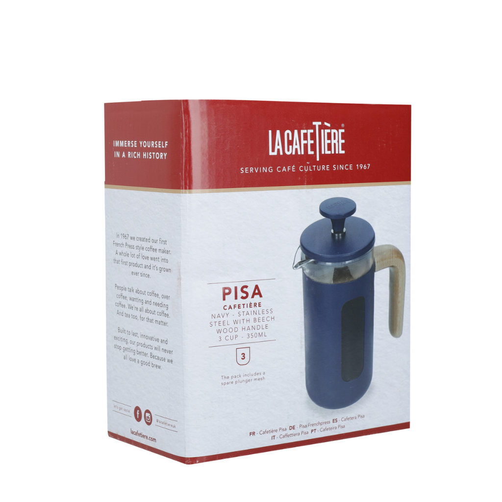 La Cafetiere French Press Navy 3 Cup
