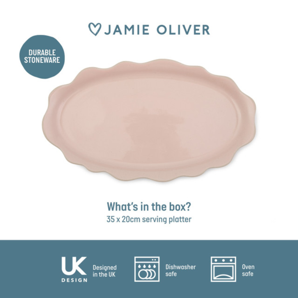 Jamie Oliver Big Love Pass Me Platter 13.8x7.8in