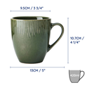Jardin Porcelain Mug Set 4pc