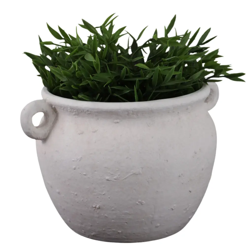 Textured Stoneware Jug Planter 10in (2).webp