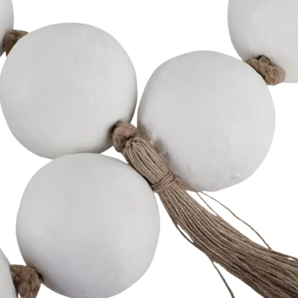 Ecomix Bead Garland White 3x44in (1).webp