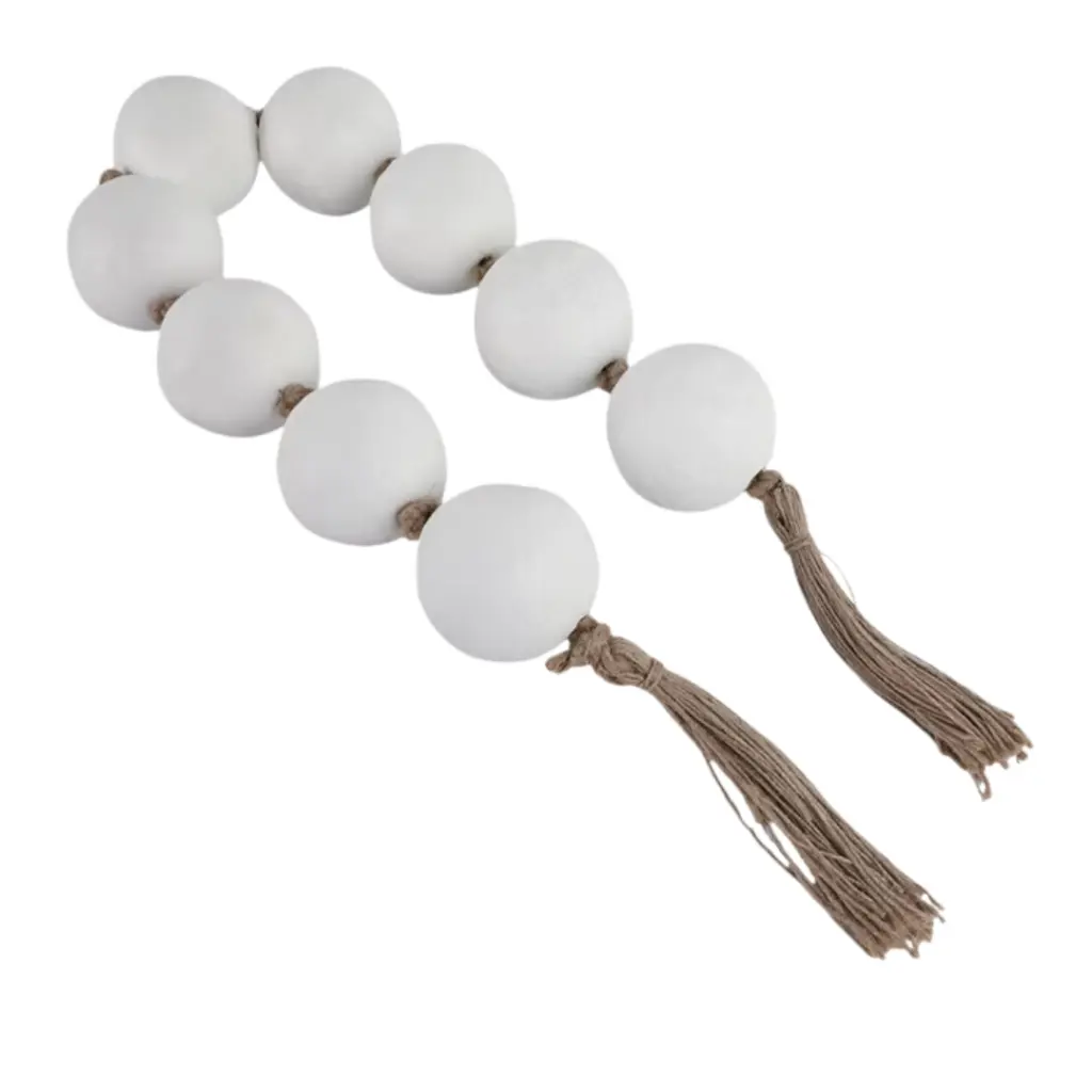Ecomix Bead Garland White 3x44in.webp