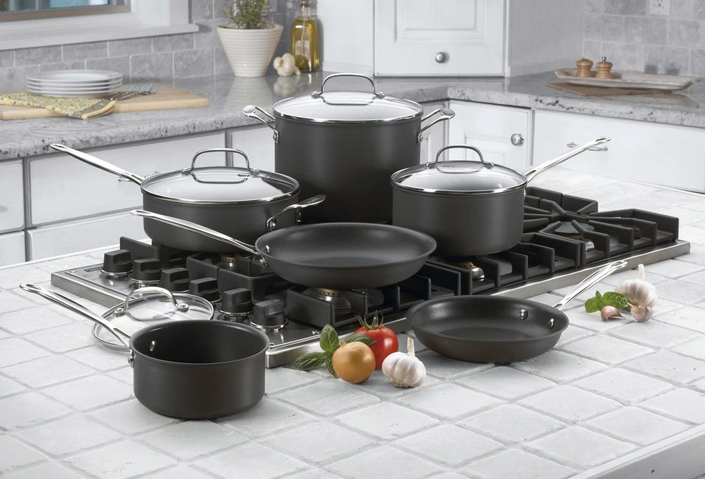 Cuisinart Chef's Classic Hard Anodized Cookware Set 10pc