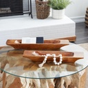 Carved Wood Tray 27in