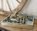 Mirrored Tray 23in