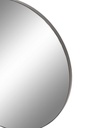 Modern Round Mirror 36in Silver