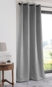 Notte Blackout Curtain Panel Grey 98in