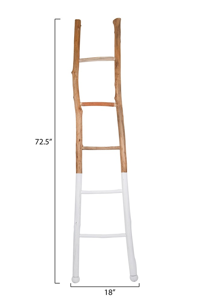 White Dipped Decorative Ladder