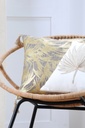 Maldives Gold Palm Pillow 16in