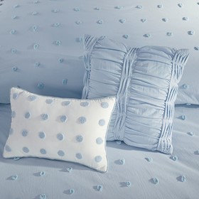 Brooklyn Comforter Set Kg Blue