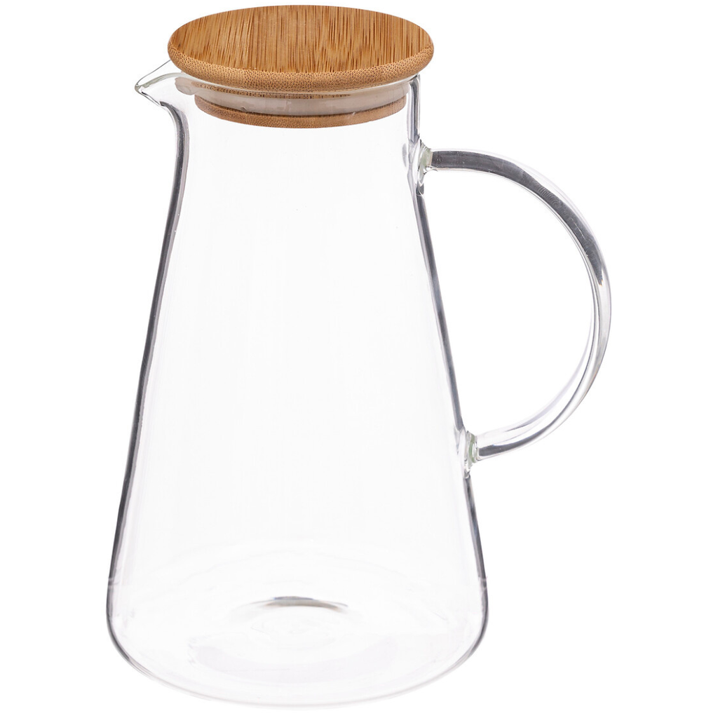 Glass Pitcher with Bamboo Cover 1.5L
