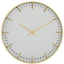 White & Gold Clock 20in 