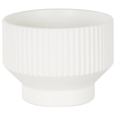 Groovy Geo Planter White 10in