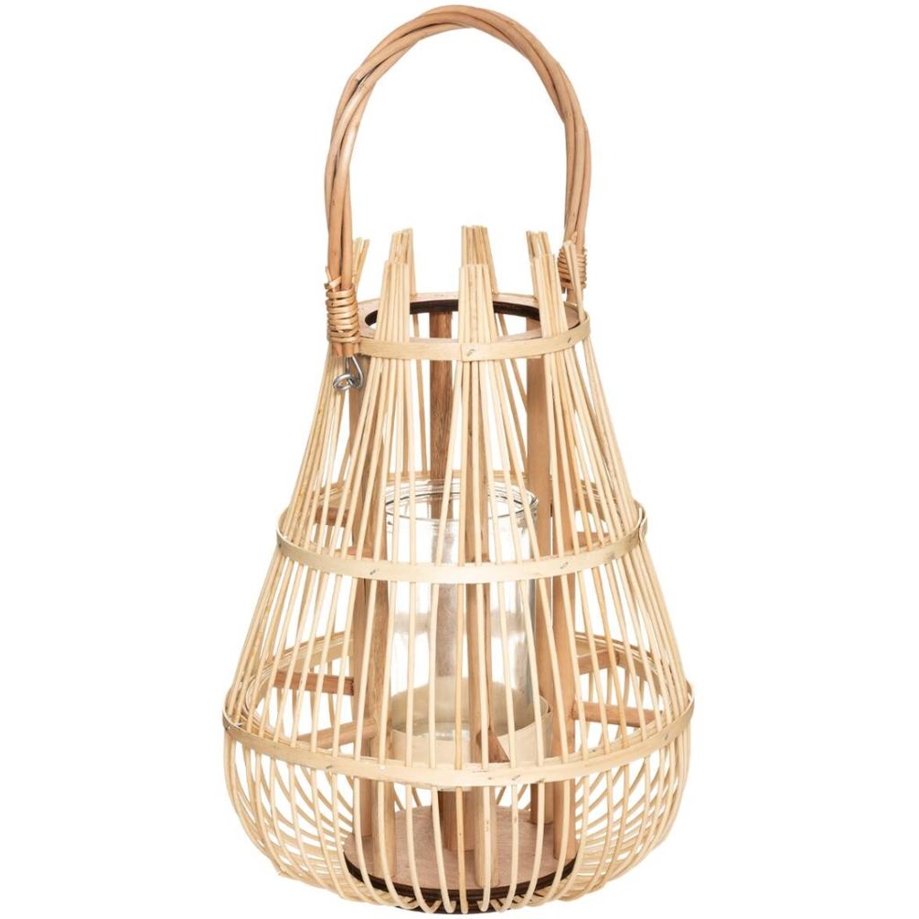 Basket Lantern with Handle 15 inches