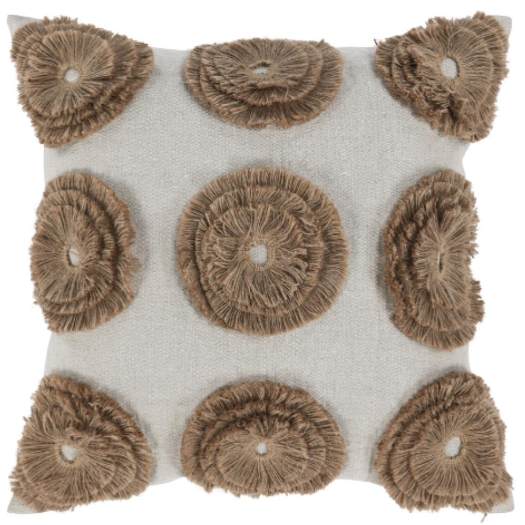 Halston Natural Pillow 22x22in