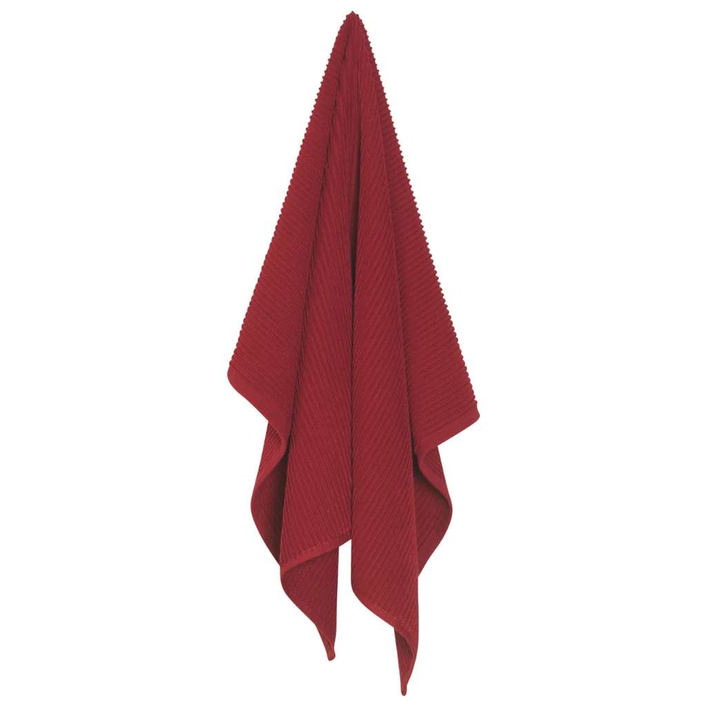 Ripple Kitchen Towel Carmine