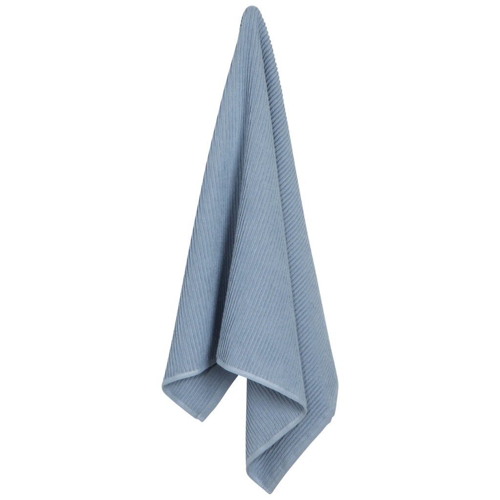 Ripple Kitchen Towel Slate Blue
