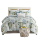 Kiawah Island 6 Piece Oversized Cotton King Comforter Set with Throw Pillow
