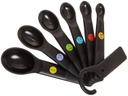 OXO 7 Piece Measuring Spoon Set Black