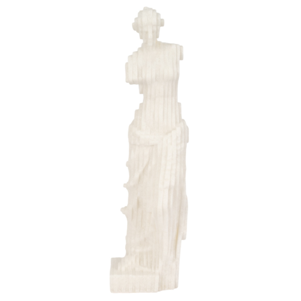 Arden Oversized Quartz Resin Floor Statuary 25in