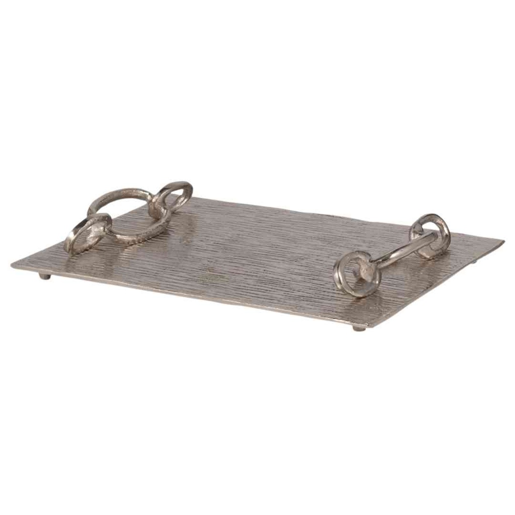 Rada Silver Link Tray 14in
