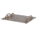 Rada Silver Link Tray 14in