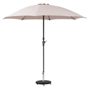 Sisko Taupe Outdoor Umbrella 9ft with Base