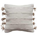 Jute and Cotton Dhurrie Pillow 18in
