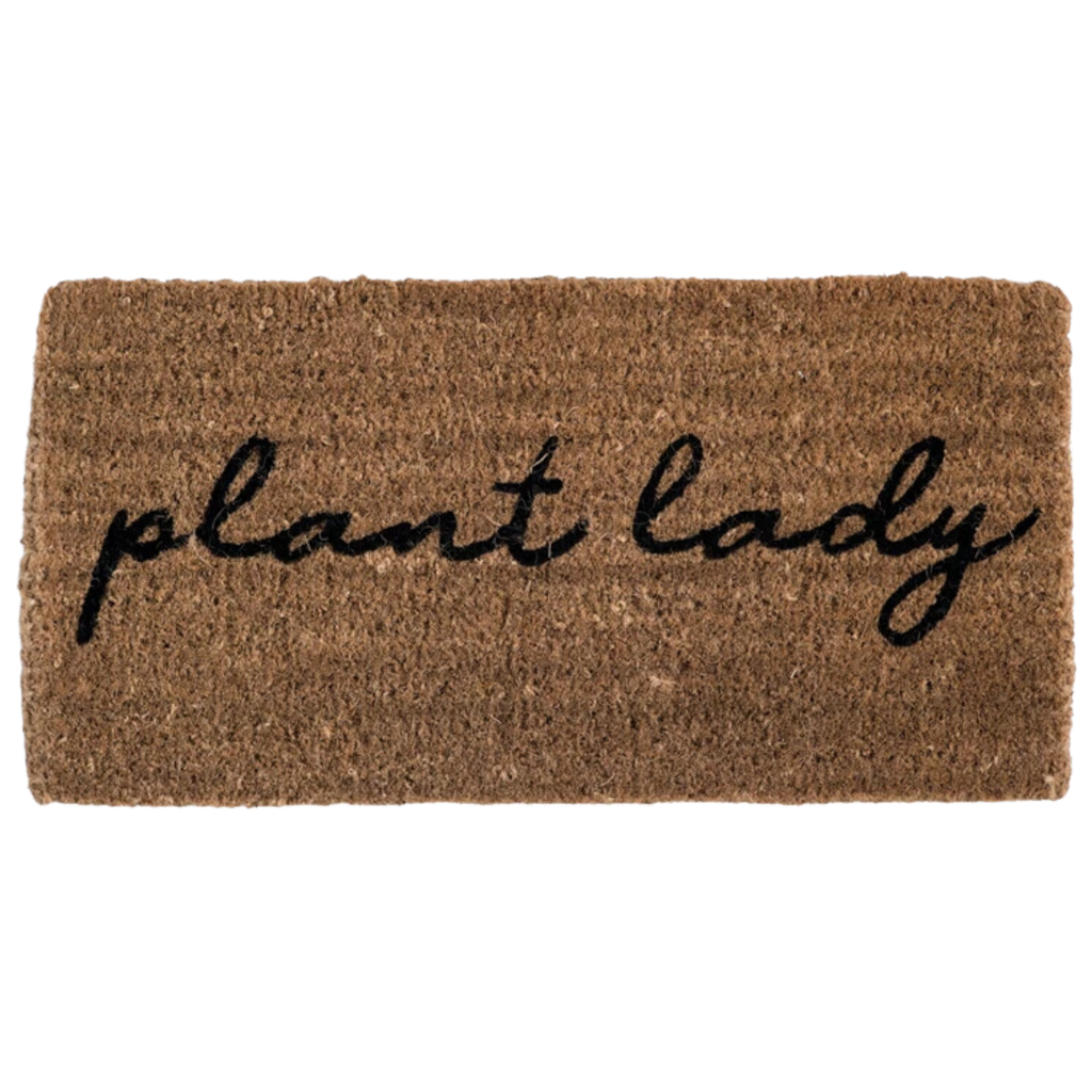 Plant Lady Natural Coir Doormat 32x16in