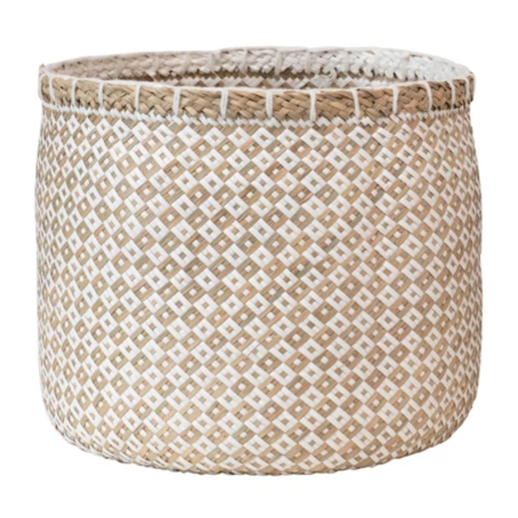 Round Seagrass Baskets 11.75in