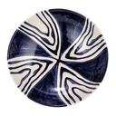 Topanga Hand-Painted Blue Serving Bowl 12.5in