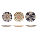 Topanga Hand-Painted Stoneware Dessert Plate Assorted 8in
