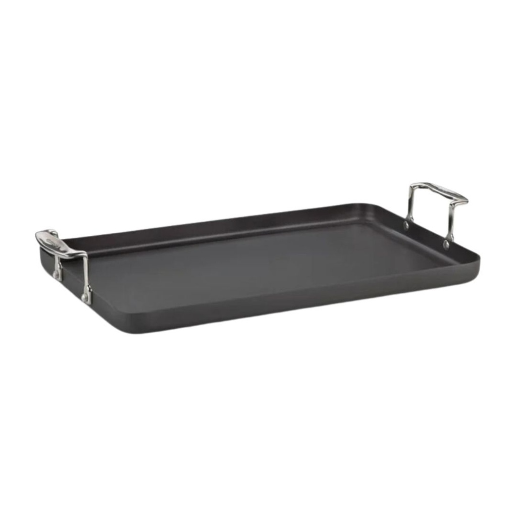 Cuisinart Chef's Classic Nonstick Hard Anodized Double Burner Griddle 13in x 20in