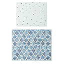 Lenox Blue Glass Prep Board Set of 2