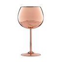 Metal Balloon Wine Glass Copper 12oz
