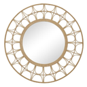Bamboo Wall Mirror 35in