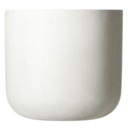Joy Concrete Planter White 11.5in