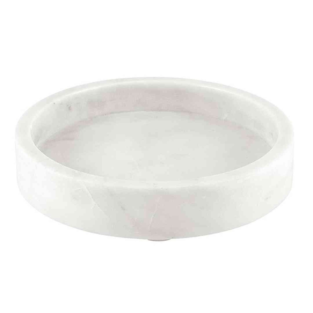 Marble Candle Tray 8in