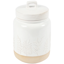 Botanical Canister Natural Large 8in