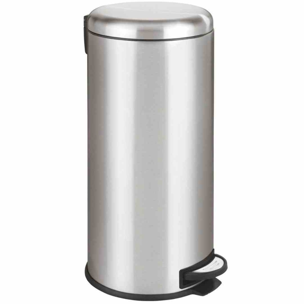 Leman Easy-Close Stainless Steel Pedal Bin 30L