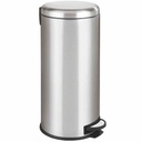 Leman Easy-Close Stainless Steel Pedal Bin 30L