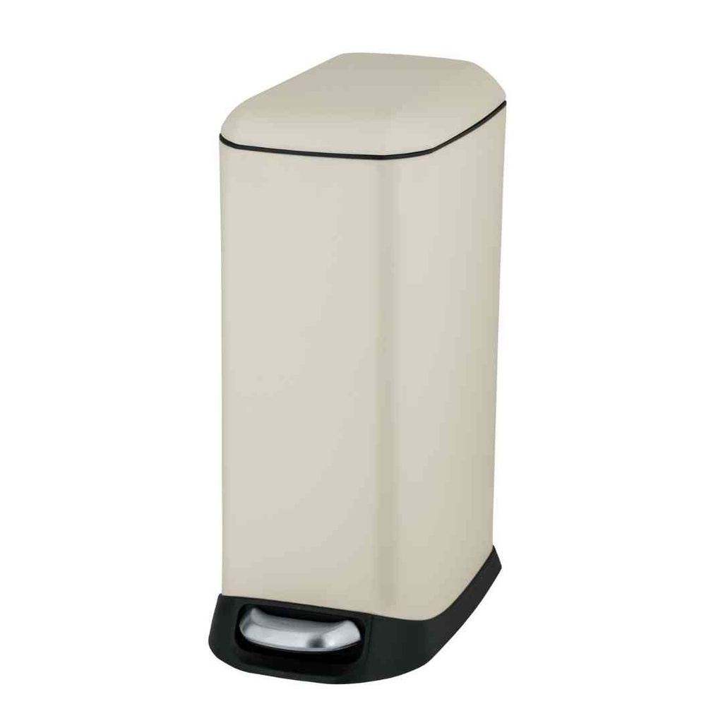 Design Easy-Close Pedal Bin Cream 20L