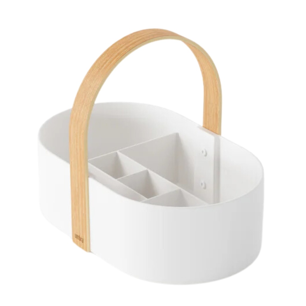 Bellwood Caddy White & Natural