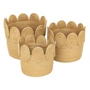 Inuit Rattan Basket Set 3pc