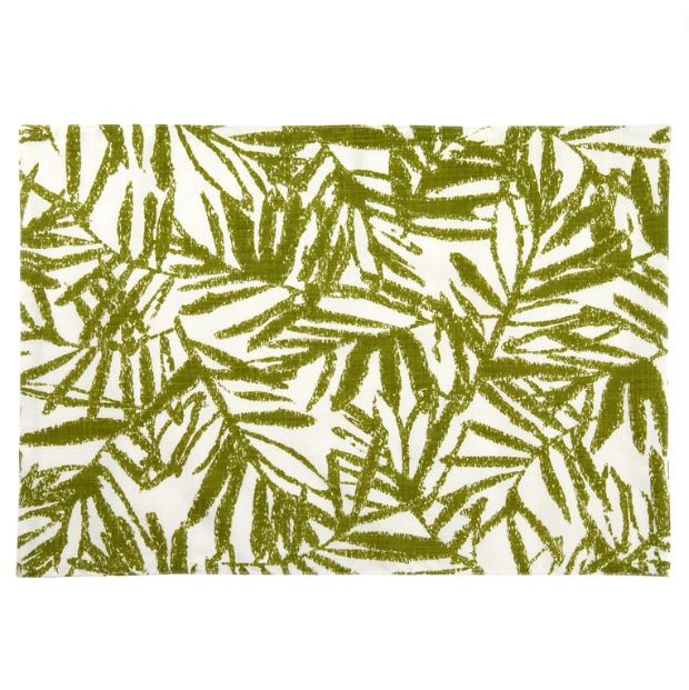 Bending Palms Green Placemat