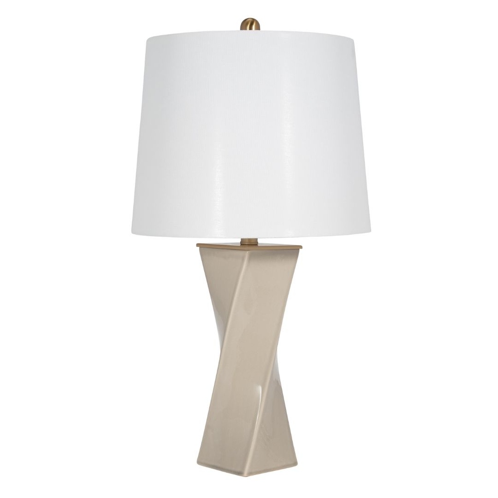 Ceramic Table Lamp Whitecap 26in